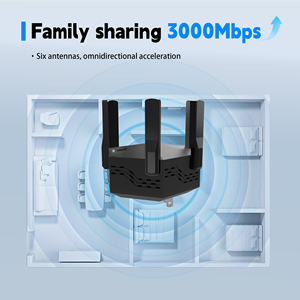 Wifi6 3000Mbps Trong Nhà Không Dây Booster Wall-Plug Loại <span class=keywords><strong>Wifi</strong></span> Phạm Vi Repeater 2.4Ghz Tín Hiệu <span class=keywords><strong>Extender</strong></span> <span class=keywords><strong>Wifi</strong></span> Tín Hiệu Repeater - Product Image 4