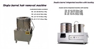 Machine à plumer les poulets automatique, machine à plumer la volaille, machine à enlever les plumes en acier inoxydable de qualité commerciale