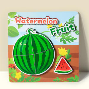 Rompecabezas de Madera 3D Montessori, Bloques de Alfabeto de Animales, Juego de Rompecabezas de Historias, Juguetes Educativos <span class=keywords><strong>para</strong></span> Niños y Niñas de 0 a 3 Años - Product Image 5