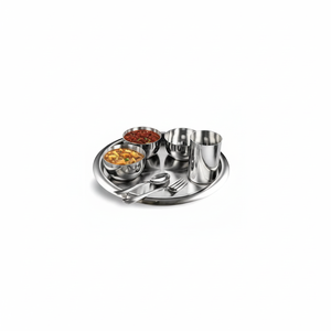 Juego de cena de aluminio Juego de cena y utensilios de cocina y restaurantes y artesanía natural - Product Image 1