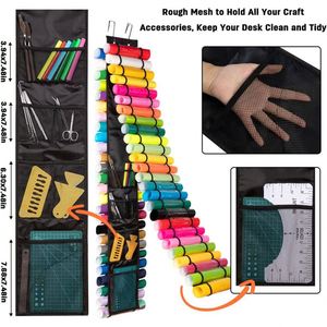 Amazing Custom Closet <b>Vinyl</b> Storage Organizer <b>Vinyl</b> Roll Holder <b>Wall</b> Mount Over the Door Hanging Craft Storage - Product Image 4