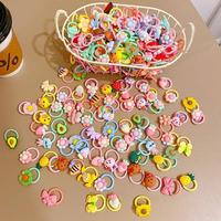 Lot de Bandeaux Élastiques en Tissu pour Cheveux d'Enfants, Motifs Aléatoires, Faits Main, Accessoires pour Bébés Filles