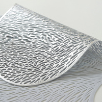 Nouveau design européen moderne, dessous de plat en PVC isolant thermique de forme irrégulière pour mariage et repas