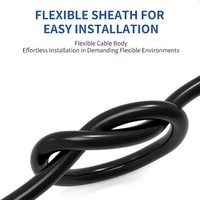 Câble de connexion pour onduleur de batterie PNTECH 1x25mm2 PVC, tension nominale 450V/750V, ensemble de câbles électriques pour batterie de voiture