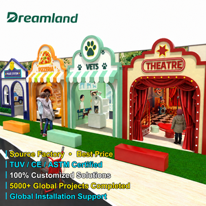 Equipo de Juegos Infantiles Personalizado para Interiores, con Temática de Ciudad, <span class=keywords><strong>Pizzería</strong></span>, Clínica Veterinaria y Teatro, para FEC - Product Image 1