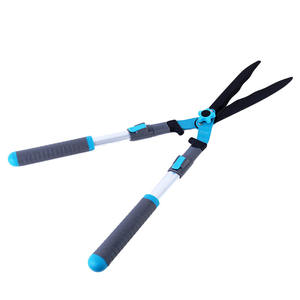 Taille-haie télescopique bleu avec lames en acier au carbone, diamètre de coupe 20-30 mm, cisailles de jardinage à tête orientée vers le haut - Product Image 5