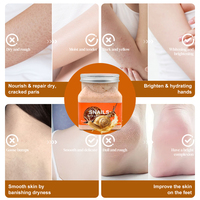 Private Label Bain nettoyant blanchissant exfoliant organique gommage escargots visage et corps