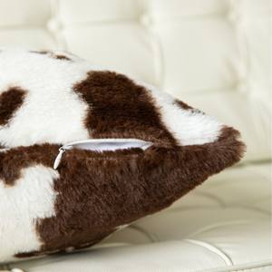 Funda de almohada de felpa con estampado de vaca Hm 80, 45x45cm, con relleno para sofá, coche, decoración del hogar, juego de 3 4 cojines de poliéster - Product Image 4