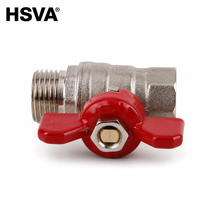 Vanne à boisseau sphérique en acier inoxydable avec poignée papillon, filetage mâle/femelle PN16 1/2"-2", OEM pour l'eau, l'huile et le gaz