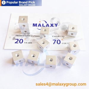 MALAXY alluminio sei lati connettore blocco di fissaggio quadrato M3 M4 M5 M6 alluminio cubo connettore staffa dado triangolo - Product Image 3