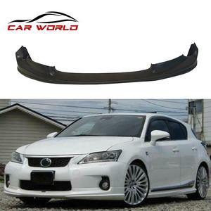 Nouveaux kits de carrosserie pour lèvre avant de voiture pour <span class=keywords><strong>CT200H</strong></span> 2011-2014, pare-chocs avant en plastique ABS noir mat, fixation par vis avec colle 3M, pièces extérieures - Product Image 2