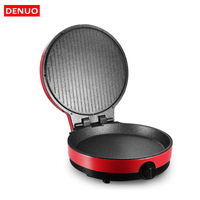 Machine à crêpes et à calzone automatique Multifuncion 2200W Poêle à pizza électrique Revêtement antiadhésif Machine à petit-déjeuner domestique
