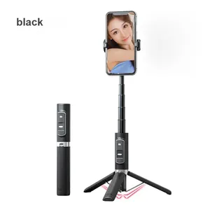 Treppiede per Selfie Stick Wireless ricaricabile in lega di alluminio con telecomando