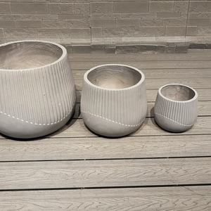 Maceta de Fibra de Arcilla para Jardín, Grande, de Alta Calidad, Directo de Fábrica, Estilo Moderno y Minimalista, para Plantas, Bonsáis, Colgante, de Espuma - Product Image 3