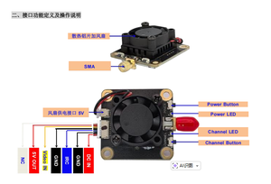 Transmisor de Video VTX-F11 1.2G/1.3G 5.5W de Alta Potencia, 9 Canales, 1080-1360MHz, 25mW, 800mW, <span class=keywords><strong>5500mW</strong></span> para Operaciones de Drones FPV - Product Image 3