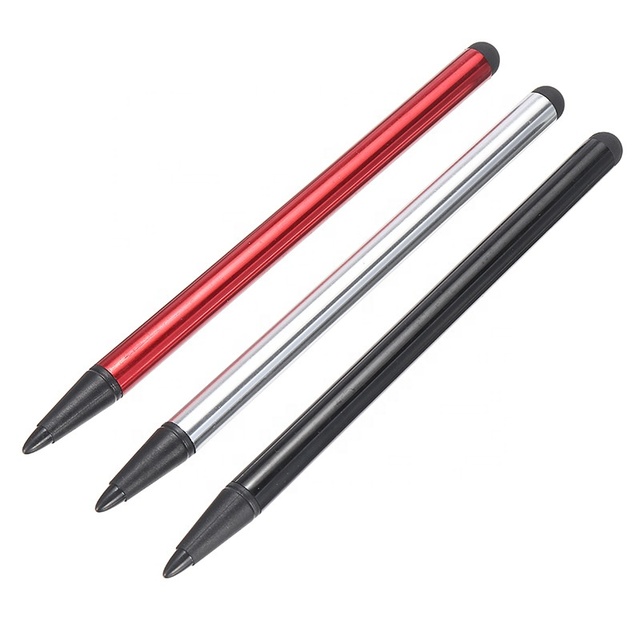 New 2 in 1 Capacitive Resistive Pen Touch Screen Stylus Pencil for Tablet iPad Cell Phone PC Capacitive Pens