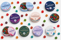 Boîte en métal personnalisée avec logo, recyclable, pour emballage alimentaire, couvercle résistant aux enfants, hermétique, anti-humidité, qualité alimentaire, sur mesure