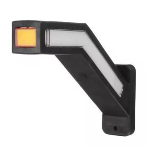 Feux de position latéraux de remplacement pour camion et remorque à LED 12V-24V, rouge et blanc, trois côtés, clignotants séquentiels, feu arrière de frein unique 8W - Product Image 3