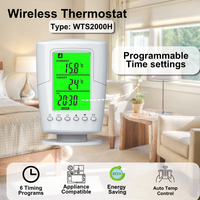 Termostato Inteligente Digital Electrónico para el Hogar, de Buena Calidad, para Dispositivos de Calefacción y Refrigeración