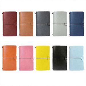 INS Travel Journal A6 <b>Leather</b> & PVC Cover Vintage Retro Handmade Embossed <b>Diary</b> Organizer Storage Refillable Notebook - Product Image 4
