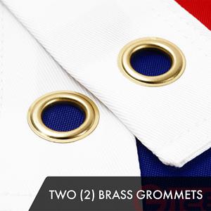 UD2 per G128 5 Pack americano per USA Yacht guardiamarina tempra serie ricamato 300D poliestere 2.5x4 Ft nautica durevole