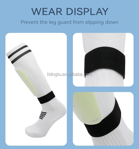 Commercio all'ingrosso parastinchi Strap elastico <span class=keywords><strong>in</strong></span> <span class=keywords><strong>gomma</strong></span> e nastro sportivo antiscivolo parastinchi nastro da calcio - Product Image 5