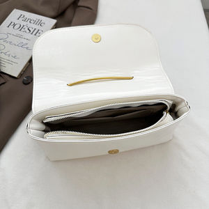 Sac à main décontracté pour femme - En cuir artificiel - Avec fermeture éclair - Design bandoulière - Durable et portable.1045 - Product Image 2