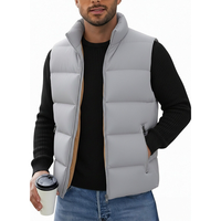 Veste sans manches matelassée en coton, style euro-américain, unisexe, doublée de polaire sherpa, épaisse, chaude, coupe-vent, décontractée