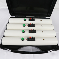 Système d'allumage de feux d'artifice de scène portatif en acier inoxydable réutilisable pour feux pyrotechniques froids, en stock entrepôt USA, pour Noël