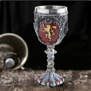 <span class=keywords><strong>Gobelet</strong></span> à bière en résine et acier inoxydable sculpté en 3D sur le thème de <span class=keywords><strong>Game</strong></span> <span class=keywords><strong>of</strong></span> <span class=keywords><strong>Thrones</strong></span>, Glace et Feu, pour bar - Product Image 3