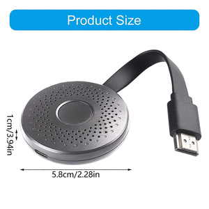 Dongle d'affichage sans fil A30 1080P, dispositif de mise en miroir d'écran pour le divertissement à domicile et l'utilisation au bureau, adaptateur HDMI sans fil - Product Image 2