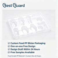 Bandeja de Plástico Transparente Personalizada Tipo Blister para Empaque de Herrajes, Accesorios de Tubería de Cobre y Herramientas