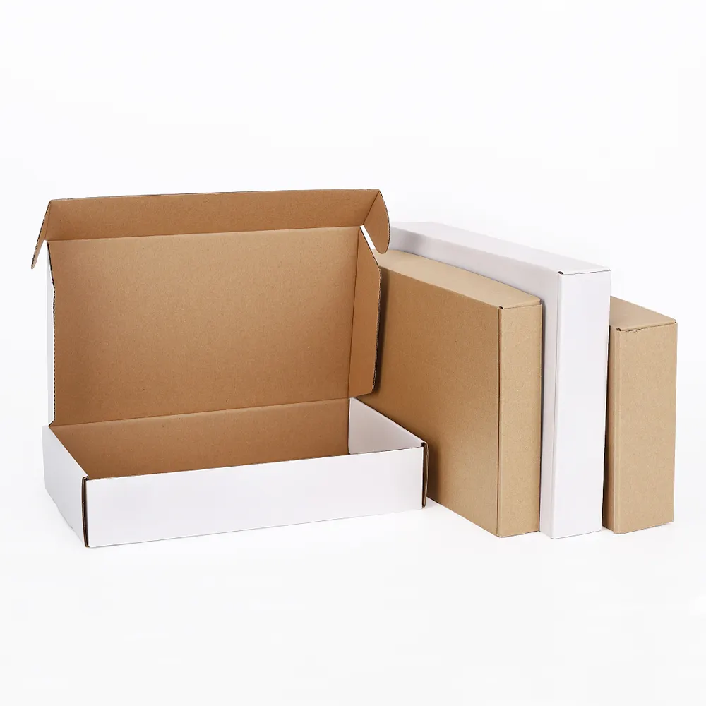8x8x8 embalaje grande al por mayor personalizado reciclar lindo papel fresco ropa traje envío Cajas de Regalo logo