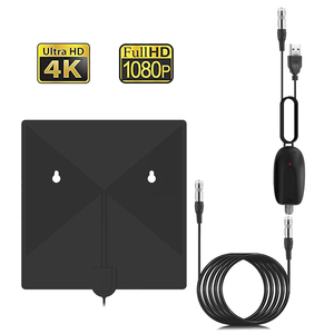 Buena Antena de TV Interior, Antena Digital HDTV con Cable, Antena Delgada de 1080p HD - Product Image 1