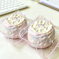 Jouet anti-stress en silicone alimentaire en forme de gâteau, à remontée lente, jouet sensoriel Kawaii à presser, cadeau pour adultes et adolescents de 14 ans et plus