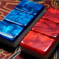 Rack It Mahjong Monaco 160 : Jeu de tuiles de mahjong américain en acrylique avec la tradition des courses et le palais