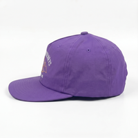 Gorra Deportiva OEM Personalizada de 5 Paneles con Logotipo Bordado, de Nailon, Ligera, Resistente al Agua, Sin Estructura y con Cierre a Presión