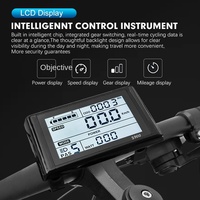 Kit de Conversión de Bicicleta Eléctrica de 52V 2000W, 20-29 Pulgadas, 700C, Motor de Cubo Trasero Sin Escobillas Sin Engranajes, Rueda Giratoria para Bicicleta Eléctrica de Montaña