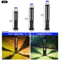 Lampe de jardin LED à piquet, étanche IP65, basse tension, pour aménagement paysager, à brancher, en aluminium, pour clôture, arrière-cour, borne lumineuse extérieure pour pelouse