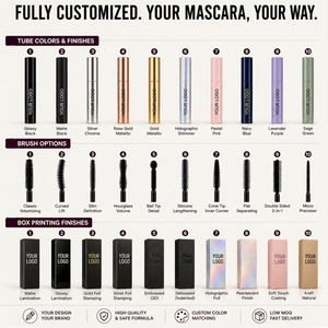 Máscara <span class=keywords><strong>de</strong></span> <span class=keywords><strong>Pestañas</strong></span> Vegana con Logotipo Personalizado, Marca Privada, Alargadora y Voluminizadora, <span class=keywords><strong>de</strong></span> Larga Duración, Color Negro - Product Image 4