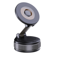 Universel Flexible 360 °   Support de téléphone magnétique pour voiture, support de téléphone portable pour pare-brise et tableau de bord, rotation TPU, injection, ventouse