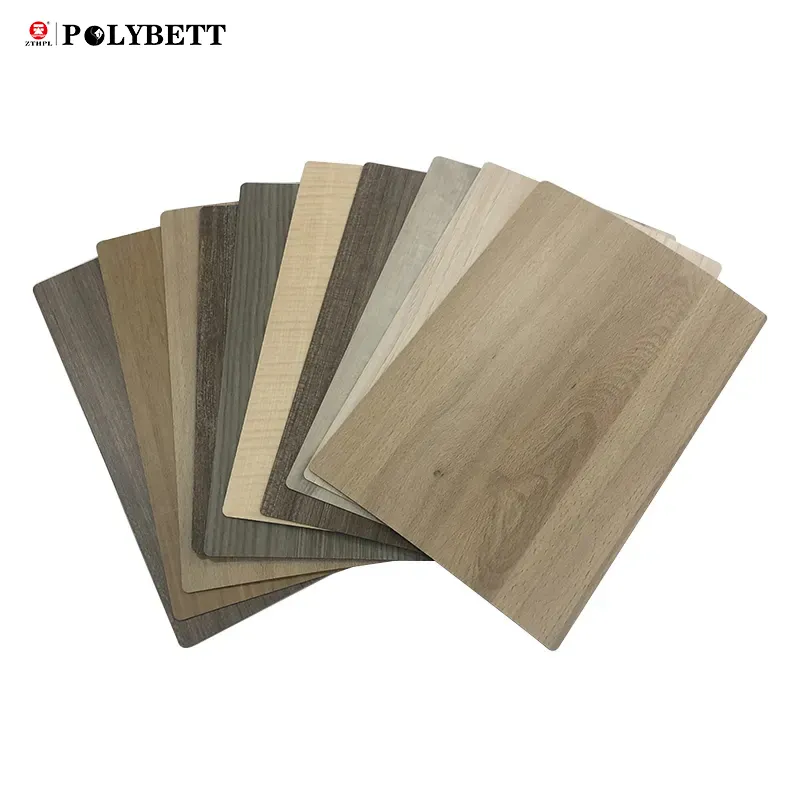 Không thấm nước chống cháy formica gỗ kết cấu HPL Bảng điều chỉnh áp lực cao tấm laminate cho trang trí nội thất