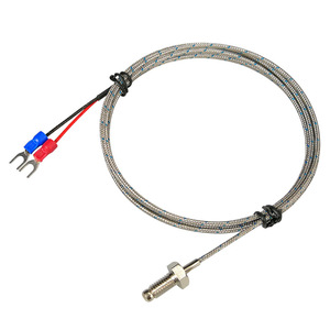 M6 screw-type thermocouple, M8 <b>temperature</b> <b>probe</b>, Pt100 <b>temperature</b> sensing wire, K-type high <b>temperature</b> resistant thermal - Product Image 1