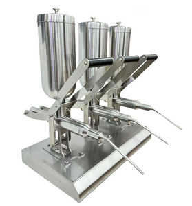 Máquina Rellenadora <span class=keywords><strong>de</strong></span> <span class=keywords><strong>Churros</strong></span> Comercial <span class=keywords><strong>de</strong></span> 15L, Inyector <span class=keywords><strong>de</strong></span> Relleno Largo, Nueva Llegada, 3 Cabezales, Máquina para <span class=keywords><strong>Hacer</strong></span> <span class=keywords><strong>Churros</strong></span> con Relleno <span class=keywords><strong>de</strong></span> Mermelada - Product Image 1