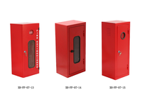 Armoire d'extinction d'incendie personnalisée Petite boîte d'équipement de lutte contre l'incendie Boîte de rangement en métal pour extincteur Armoire en acier