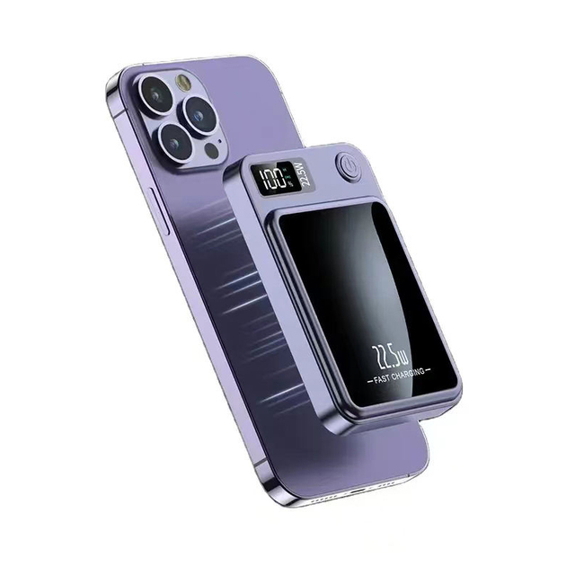 High Quality PD 22.5W Magnetic Power Bank 10000mah Wireless 15w Fast Charging Battery Pack for iPhone