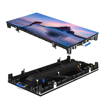 LED Video dinding luar ruangan P2.9 P3.9 P4.8 portabel, Poster Digital tampilan layar dinding untuk latar belakang panggung gereja dan luar ruangan
