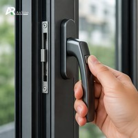 Ventana Corredera y Abatible de Aluminio de Alta Resistencia Serie 150 de Lujo para Penthouse con Resistencia Extrema a la Presión del Viento