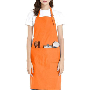 Delantal de Lona Resistente al por Mayor con Correa Ajustable para el Cuello, Bolsillos Delanteros Grandes, Ropa de Trabajo Duradera para Cocina, Logotipo Personalizado - Product Image 1