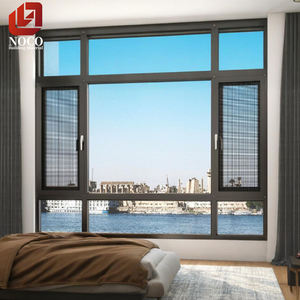 Noco fabbrica vendite dirette prezzi buone finestre a battente in alluminio finestre a battente per finestre di casa con zanzariera - Product Image 5